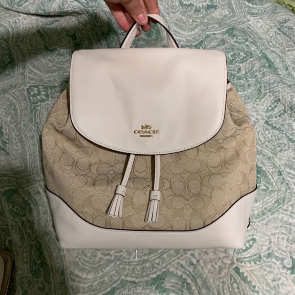 Coach backpack and wallet